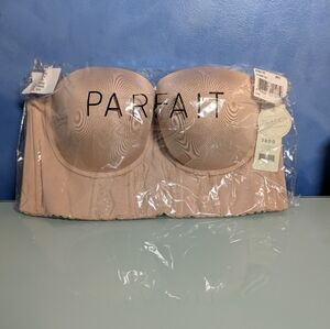 New With Tags Parfait Lingerie Strapless Bra Plus Size